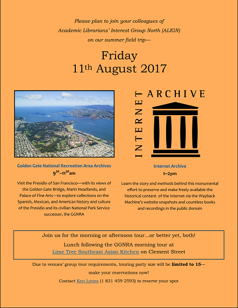 San Francisco
                                                  field trip flyer