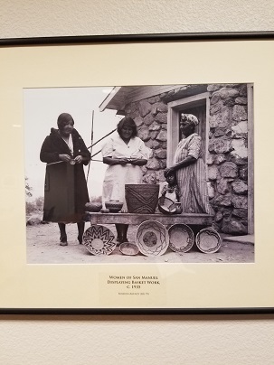 Women of San Manuel Displaying Basket Work